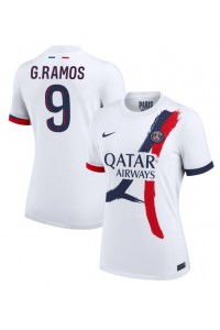 Fotbalové Dres Paris Saint-Germain Goncalo Ramos #9 Dámské Venkovní Oblečení 2024-25 Krátký Rukáv